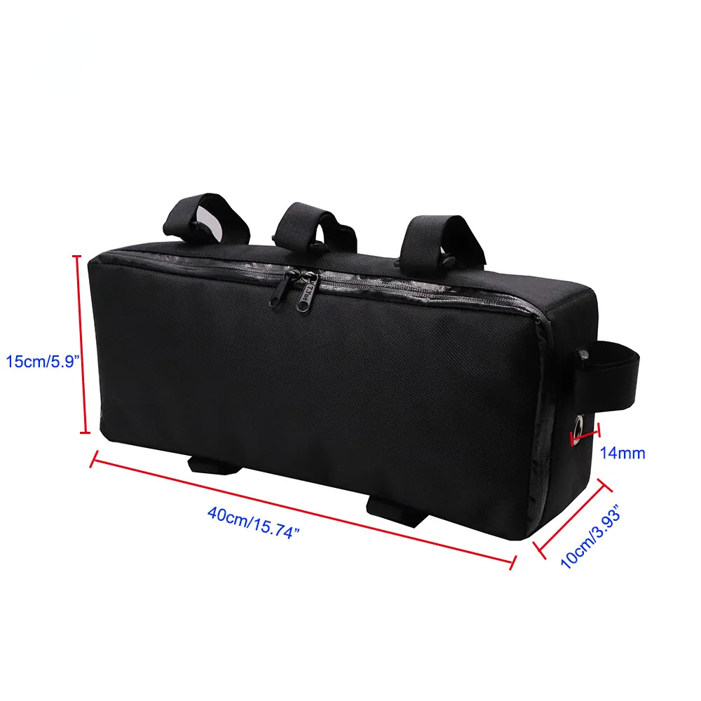 Cycling Gear Storage - Bicicletta Bike Tube Frame Pack Bag