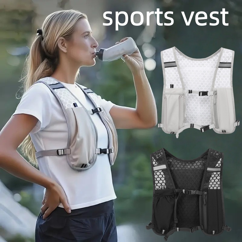 Cycling Backpack - Gilet da Corsa Unisex Impermeabile e