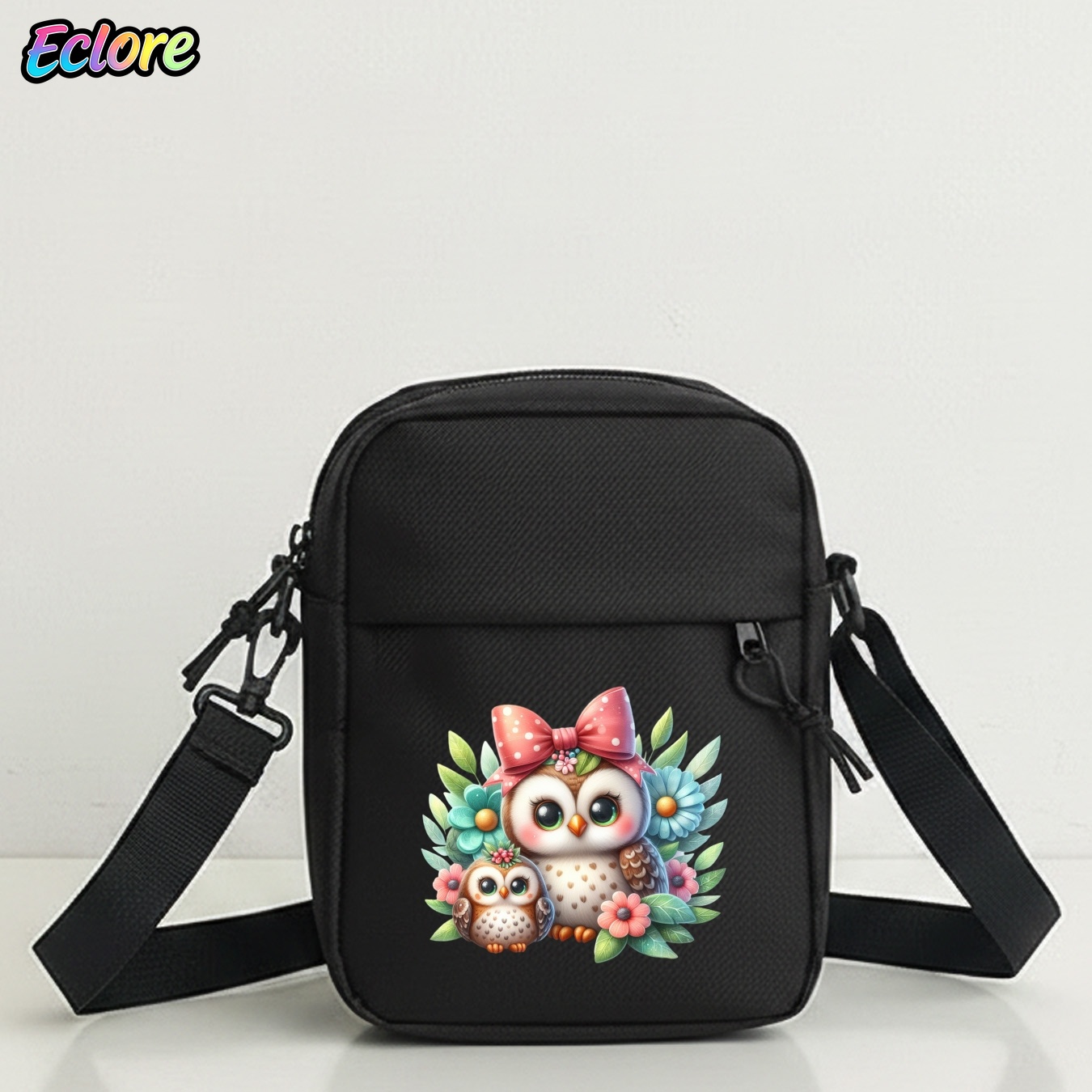 Cycling Backpack - Borsa a tracolla Oxford con stampa