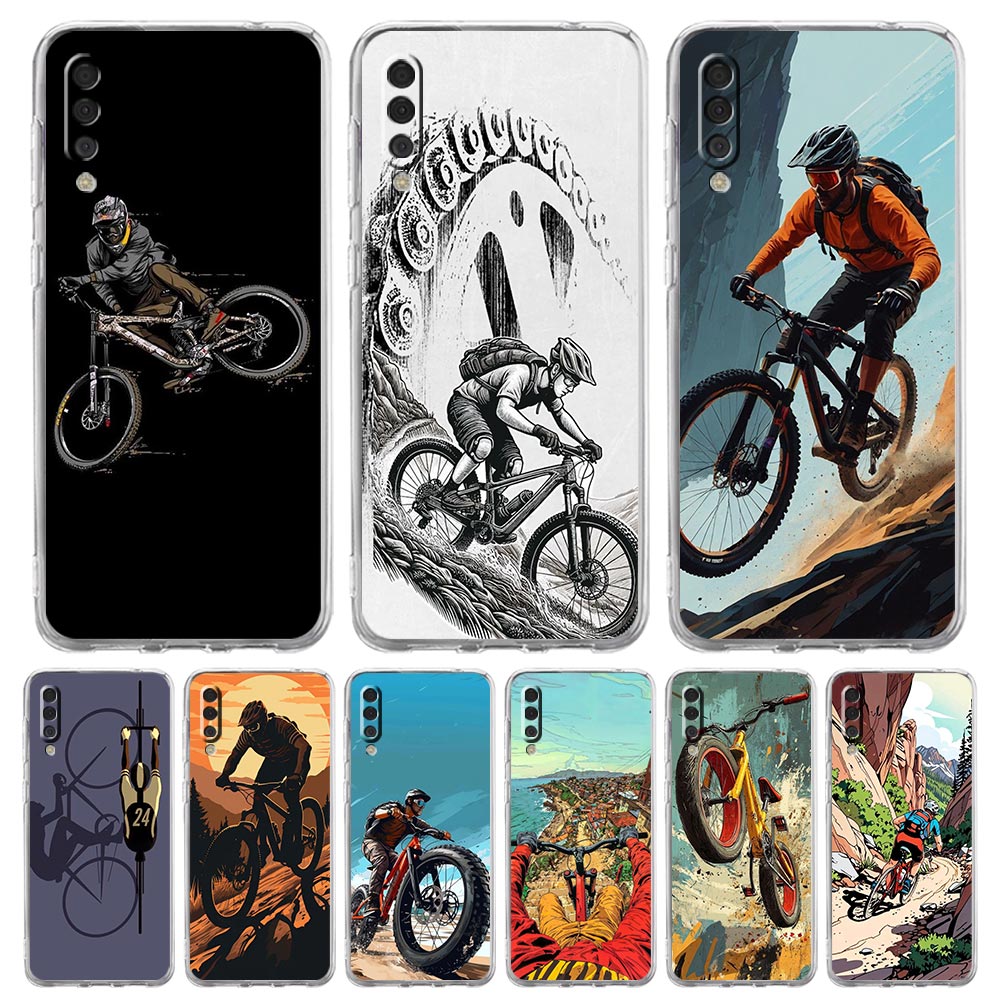Cycling Gear Storage - Custodia Trasparente per Telefono Samsung Galaxy