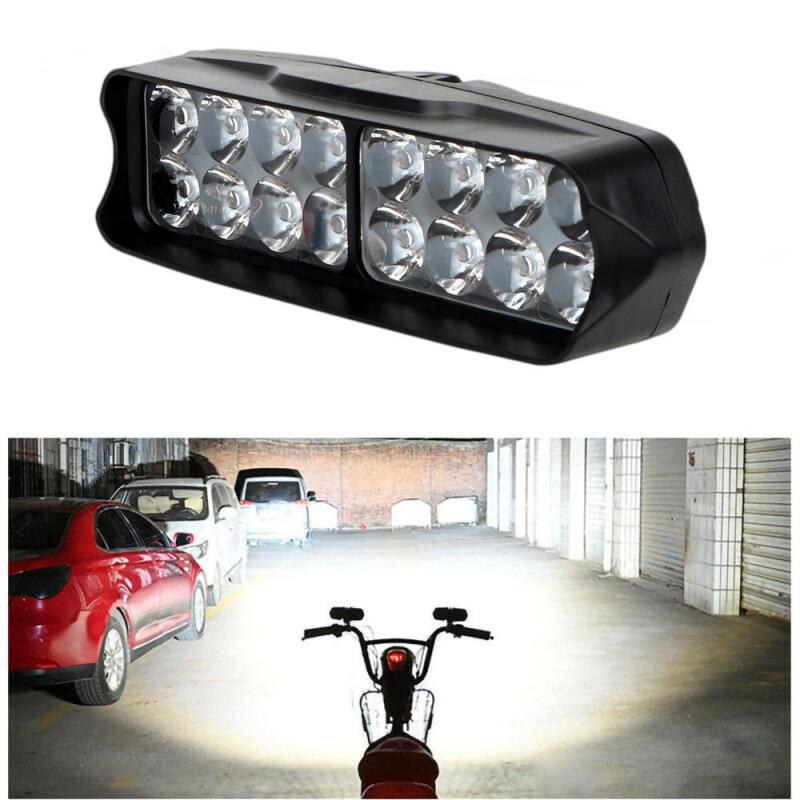 Head Racket Boom - Faro del motociclo 12v Spot Head