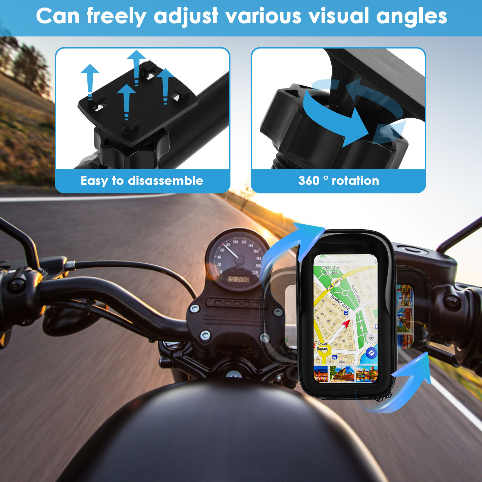 Borsa Porta Telefono per Moto  - Cycling Gear Storage recensione e prezzo